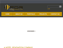 Tablet Screenshot of fdrconstruction.com